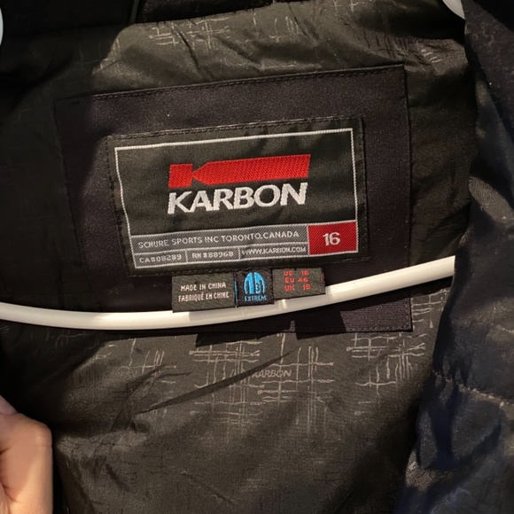 Karbon black ski jacket - Picture 3 of 4
